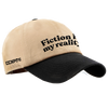 CCXP GORRA BEIGE/NEGRA FICTION IS MY REALITY