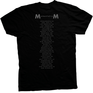 DEPECHE MODE DATE BACK BLACK TOUR TEE