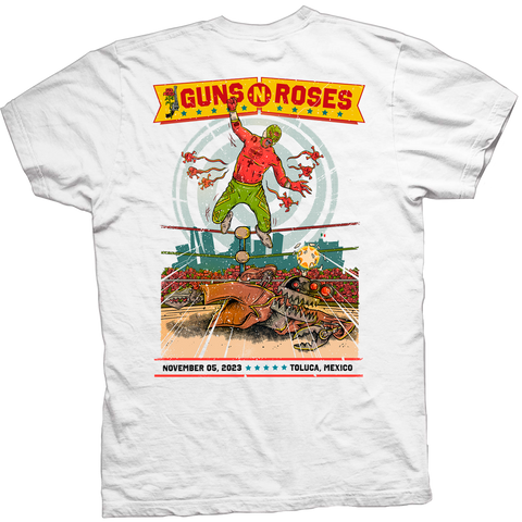 Image of GUNS N' ROSES EVENT WHITE TEE