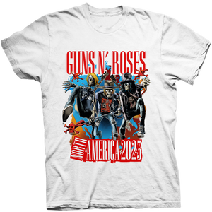 GUNS N' ROSES ADMATT 2023 WHITE TEE