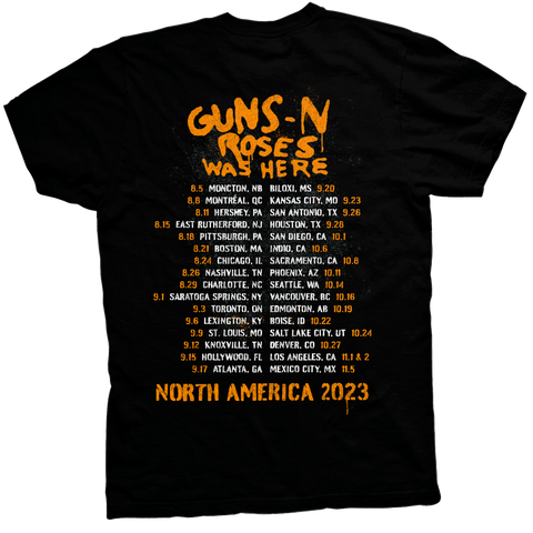 Image of GUNS N' ROSES CROOS BLACK TEE