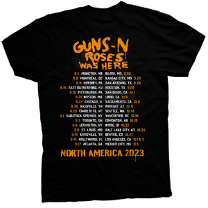 GUNS N' ROSES CROOS BLACK TEE