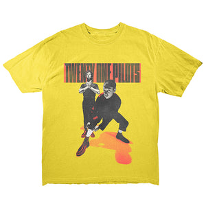 TWENTY ONE PILOTS TYLER SOCK YELLOW TEE