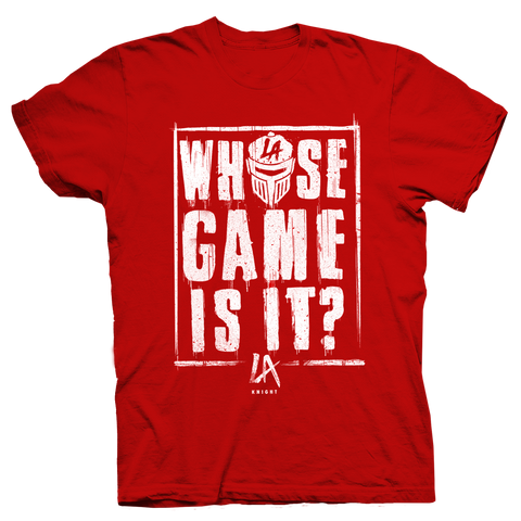 Image of RED WHOSE GAME TEE