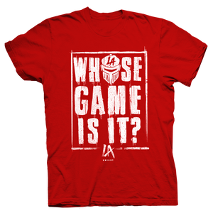 RED WHOSE GAME TEE