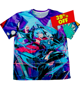 HATSUNE MIKU SUPERHERO Fullgraphic T-shirt