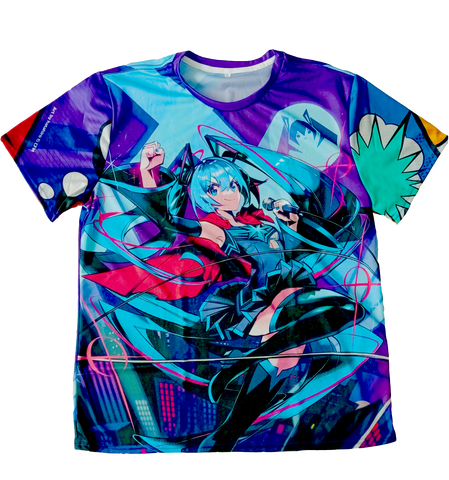 Image of HATSUNE MIKU SUPERHERO Fullgraphic T-shirt