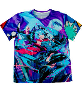 HATSUNE MIKU SUPERHERO Fullgraphic T-shirt
