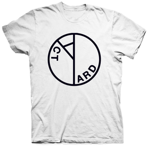 YARD ACT WHITE LOGO TEE
