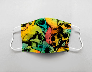 Cubrebocas Color Skull