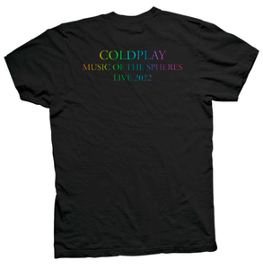 Playera Coldplay Colors Photo/ Tour Black