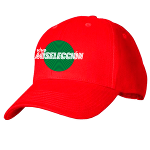 Gorra vive mi selección (roja)