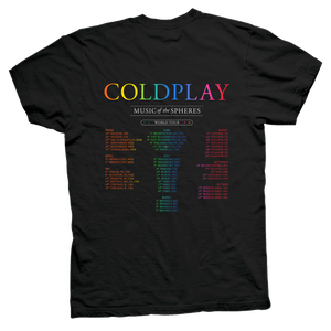 Playera Coldplay Love Black