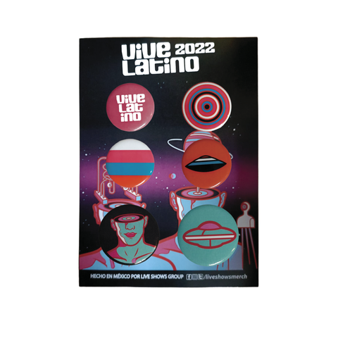 Image of Set Botones Vive Latino 2022 (SET1)