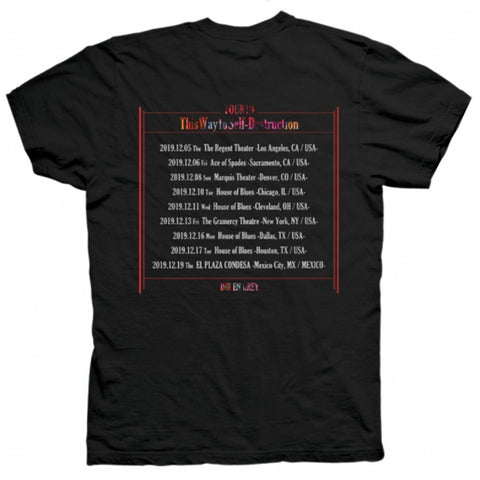 Image of Playera Dir En Grey Tour 2019 Black
