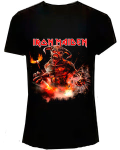 Playera Iron Maiden Beast No Ruins (Mujer)